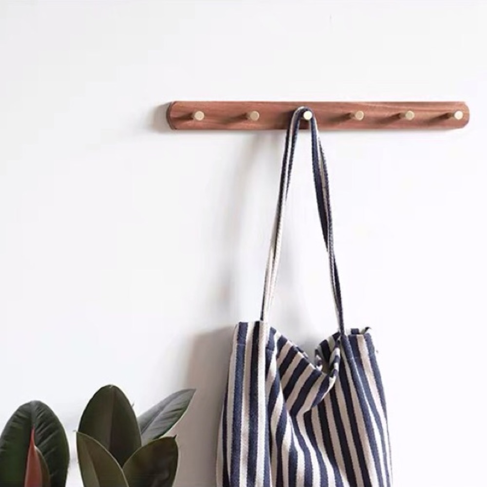 Hard wood rack hanger (5 hooks)